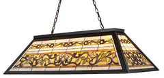 70023-4 Tiffany Buckingham 4-LT Island/Billiard Tiffany Bronze ELK Lighting