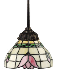078-TB-09 Tulip Mix-N-Match 1-Light Tiffany-Style Mini Pendant ELK Lighting