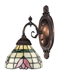 071-TB-09 Tulip Mix-N-Match 1-Light Tiffany-Style Sconce ELK Lighting