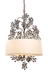 20059/4 Winterberry 4-Light Chandelier in Antique Darkwood ELK Lighting