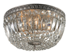 11481/4 La Fontaine 4-Light Flushmount in Sunset Silver w/Crystal ELK Lighting