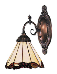 071-TB-03 Grape Trellis Mix-N-Match 1-Lite Tiffany-Style Sconce ELK Lighting