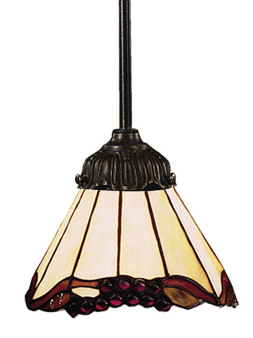 078-TB-03 Grape Trellis Mix-N-Match 1-Light Tiffany-Style Pendant ELK Lighting