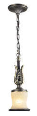 2426/1 Georgian Court 1-Light Pendant in Antique Bronze/Umber ELK Lighting