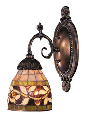 071-TB-13 English Ivy Mix-N-Match 1-Lite Tiffany-Style Sconce ELK Lighting