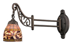 079-TB-13 English Ivy Mix-N-Match 1-Light Tiffany-Style Sconce ELK Lighting
