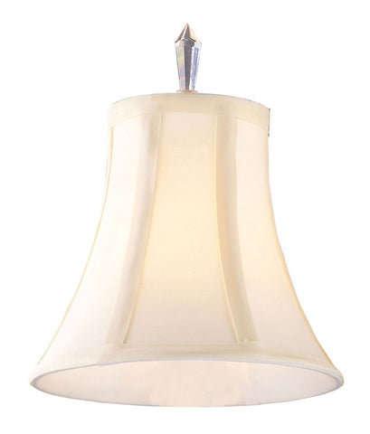 1081 Emilion Ivory Chandelier Lamp Shade with Crystal Finial ELK Lighting