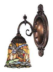 071-TB-12 Dragonfly Mix-N-Match 1-Lite Tiffany-Style Sconce ELK Lighting