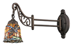 079-TB-12 Dragonfly Mix-N-Match 1-Light Tiffany-Style Sconce ELK Lighting