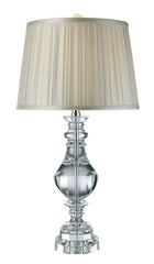 D1812 Donaldson 1-Light Table Lamp in Chrome with Crystal ELK Lighting