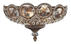 12023/2 Christina 2-Light Sconce in Mocha with Clear Crystal ELK Lighting