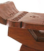 ghana-1a Asante Nsaa Adinkra Symbol Wood Stool | Ghana Fair Trade by Swahili Imports