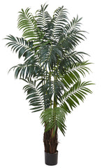 5454 Bulb Areca Palm Silk Tree with Planter by Nearly Natural | 90 inches