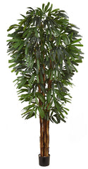 5456 Rhapis Palm Artificial Tree with Planter by Nearly Natural | 84 inches