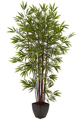 5459 Bamboo Artificial Tree with Planter by Nearly Natural | 72 inches