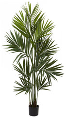5462 Kentia Palm Artificial Tree with Planter by Nearly Natural | 84 inches