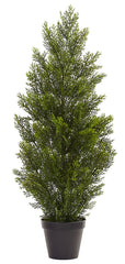 5470 Cedar & Pine Indoor Outdoor Silk Cone Topiary by Nearly Natural | 36"