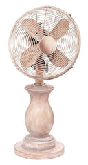 DOH2983 Serene 10 inch Decorative Oscillating Table Desk Fan by Deco Breeze