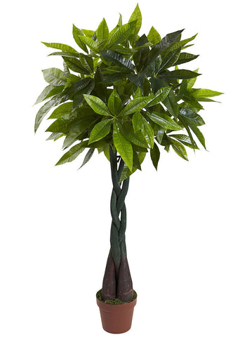 6812 Money Artificial Tree with Planter by Nearly Natural | 48 inches