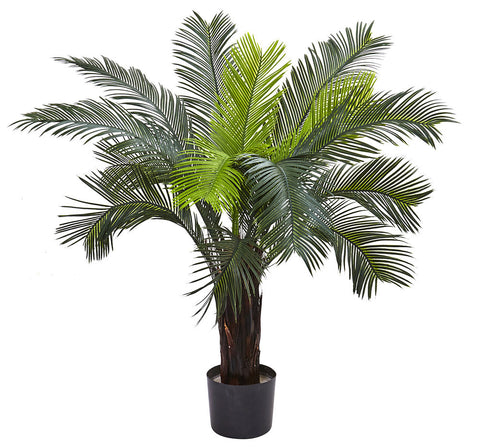 6817 Cycas Indoor Outdoor Silk Plant with Planter by Nearly Natural | 40"