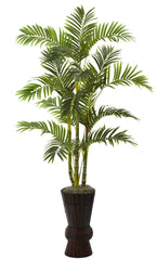 5927 Areca Palm Artificial Tree w/Planter by Nearly Natural | 62 inches