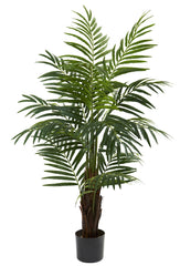 5415 Areca Palm Artificial Silk Tree w/Planter by Nearly Natural | 4 foot