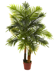 5424 Areca Palm Artificial Silk Tree w/Planter by Nearly Natural | 48"