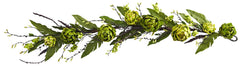 4815 Artichoke & Berry Artificial Silk Garland by Nearly Natural | 4 feet