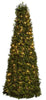 5921 Boxwood Silk Cone Topiary with Lights by Nearly Natural | 39 inches