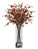 1316-RD Red Silk Cherry Blossoms in Water in 3 colors by Nearly Natural | 38"
