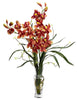 1183-BG Burgundy Silk Cymbidium Orchids in Water in 3 colors by Nearly Natural | 30"