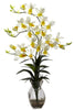1292-CR Cream Silk Dendrobium in Water in 4 colors by Nearly Natural | 23 inches