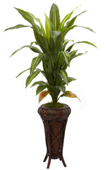 6671 Dracaena Artificial Silk Tree by Nearly Natural | 57 inches