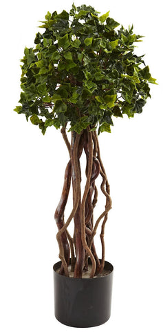 5397 English Ivy Indoor Outdoor Silk Topiary by Nearly Natural | 30 inches