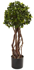 5397 English Ivy Indoor Outdoor Silk Topiary by Nearly Natural | 30 inches