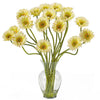 1086-CR Cream Silk Gerber Daisy in Water in 7 colors by Nearly Natural | 21 inches