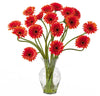1086-OR Orange Silk Gerber Daisy in Water in 7 colors by Nearly Natural | 21 inches