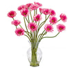 1086-PK Pink Silk Gerber Daisy in Water in 7 colors by Nearly Natural | 21 inches