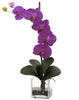 1324-OR Orchid Giant Phalaenopsis Silk Orchid in 2 colors by Nearly Natural | 26"