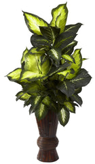 6724 Golden Dieffenbachia Silk Plant by Nearly Natural | 50 inches