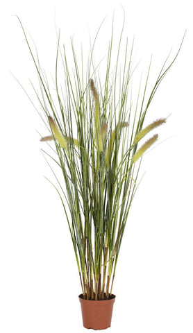 6647 Grass Artificial Silk Plant with Planter by Nearly Natural | 30 inches