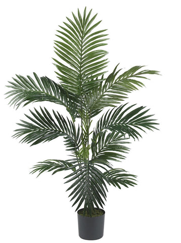 5295 Kentia Palm Artificial Tree with Planter by Nearly Natural | 4 feet