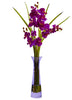 4823-S4 Mini Silk Phalaenopsis Set of 4 in Water by Nearly Natural | 18 inches