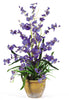 1005-PP Purple Oncidium Dancing Lady Silk Orchid in 4 colors by Nearly Natural | 26"