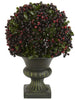 4126 Pepper Berry Set of 3 Silk Ball Topiary by Nearly Natural | 8.5 inches