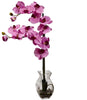 1295-MV Mauve Silk Phalaenopsis in Water in 8 colors by Nearly Natural | 24 inches