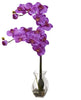 1295-OR Orchid Silk Phalaenopsis in Water in 8 colors by Nearly Natural | 24 inches