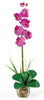 1104-OR Orchid Silk Phalaenopsis in Water in 8 colors by Nearly Natural | 27 inches