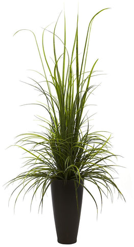 4969 River Grass Indoor Outdoor Silk Plant by Nearly Natural | 64 inches