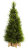5372 Silk Christmas Tree w/Planter & Lights by Nearly Natural | 3 feet